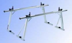 Complete standard system includes: 2 - 73 inch Base Rails (part # 21600): 2 - Overhead Racks (part # 22501): 4 - Crossbar Tiedowns
? Reposition or remove racks in seconds
? Tugged Aluminum - No rust or corrosion
? Carries 1,000 lbs. - Weighs just 77 lbs.