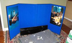 Used trade show booth for table top display. Just add your pictures and you have a professional display.