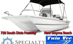Twin Vee PowerCats at Specialty Marine Center&nbsp;
Whether fishing or cruising, Twin Vee boats are best described as without peer in ride and&nbsp;comfort in any &nbsp;conditions. Built with a unique sharp-entry bow design and full-keel&nbsp;
tracking