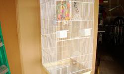 1. 18"W X 18"D X 36"H. Ideal for larger birds. Love bird size up to Larger Parrots.
2. 14W X 18D X 22H. Ideal for small to Medium sized birds.
Will sell separately.