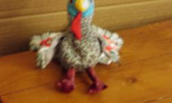 Cute Ty Beanie Baby "Lurkey" turkey. In like-new condition with original tag.