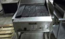Used 30" gas charbroiler with stand.