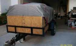 4 feet by 8 feet (4x8) Utility trailer manual winch&nbsp;
manual winch tilt bed
12 inch tires
new spare
&nbsp;
call 269-720-1089