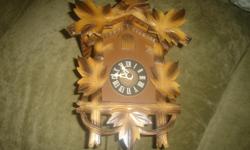 vintage wind up germany cuckoo clock works good in great condition 60.00