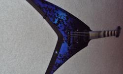 WASHBURN MODEL WMV40JMK "VINDICATOR" Awesome Metal Flying V Guitar!!~
&nbsp;
&nbsp;