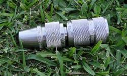 &nbsp;
The Master Water Nozzle is a 2 piece water nozzle made from solid 303 stainless steel. It is superior in performance and&nbsp; durability. It screws onto your garden hose and has full spray variation within just 1/2 turn of the nozzle tip. This