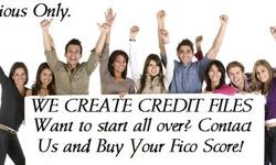 FOR A LIMITED TIME ONLY, WE ARE OFFERING YOU AN OPPORTUNITY TO REBUILD, REGAIN, AND RESTART YOUR NEW CREDIT LIFE BY BUYING YOUR FICO SCORE [700 - 850] YOU CHOOSE! WE CAN SETUP A NEW CREDIT FILE WITH THE FICO SCORE THAT YOU WANT WITHIN 30-45 BUSINESS DAYS