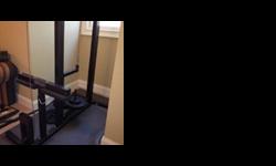 Commercial grade free weight lat machine made by Smith Machine by Tarababy
upper & lower pulley system
Good condition