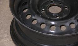 Two steel wheels from a 2010 Sentra. &nbsp; Four hole pattern. &nbsp;Fits tire size P205/R55 R16. &nbsp;$30 each. &nbsp;Call 603-254-9230. &nbsp;Ask for Steve
