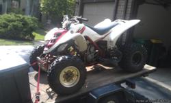 *** 2005 YAMAHA RAPTOR 660R *** UP FOR SALE . IT HAS A FAIRLY NEW BATTERY. IT RUNS AND DRIVES EXCELLENT. THE LOCAL DEALER JUST CLEANED THE CARBURATOR IT RUNS, DRIVES, SHIFTS, AND SOUNDS GREAT. THE TIRES ARE STILL IN GREAT SHAPE WITH A LOT OF LIFE LEFT TO
