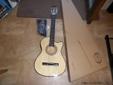 New Guitar Bundle, Electric/Acoustic, Cutaway Style with Accessories